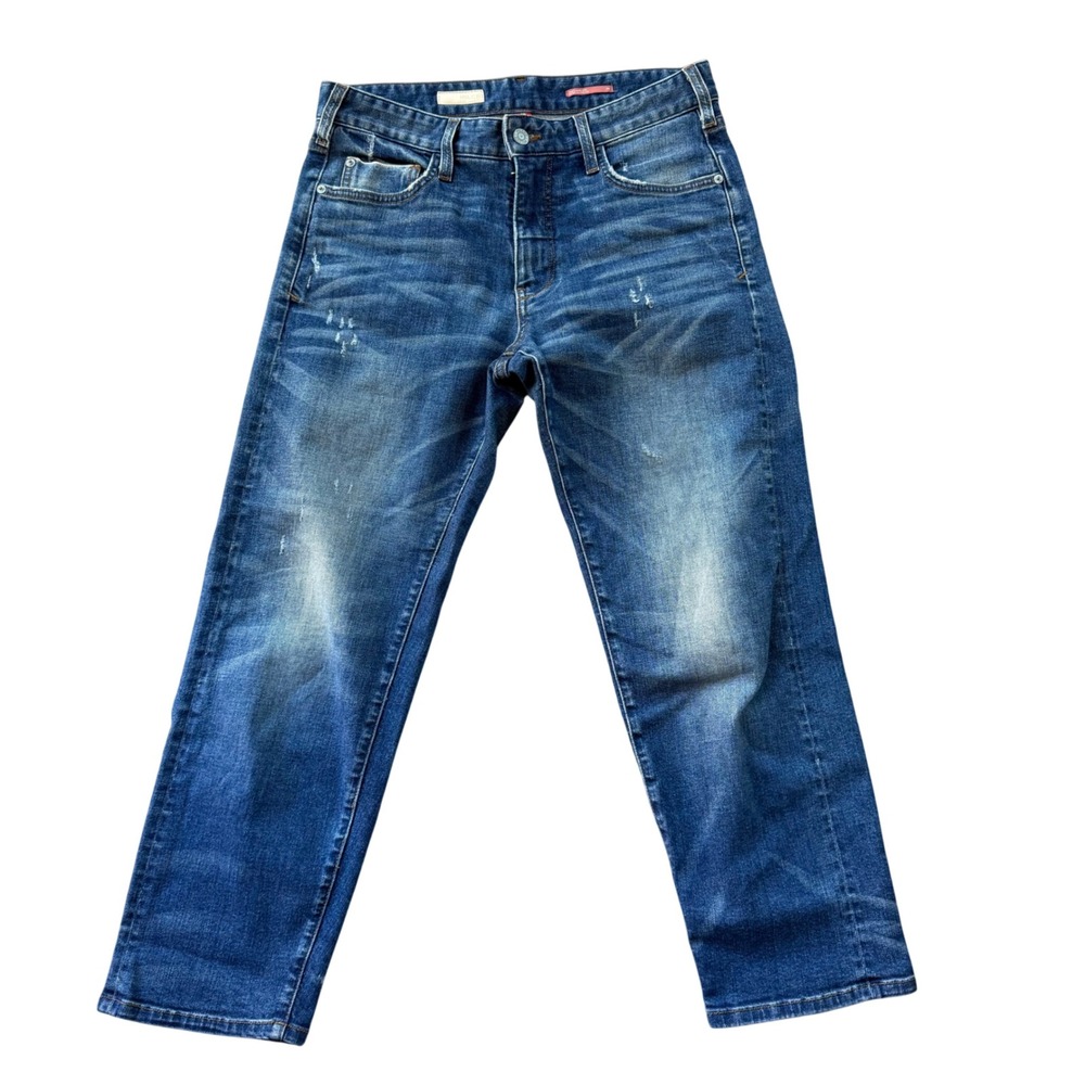 Pilcro The Borrowed Relaxed Straight Leg Jeans Medium Wash Women's Size 26